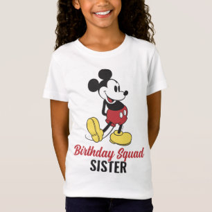 Custom Classic Mickey Birthday Sqad - Family T-Shirt