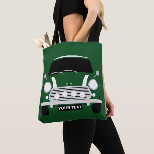 Custom Classic Mini car tote bag