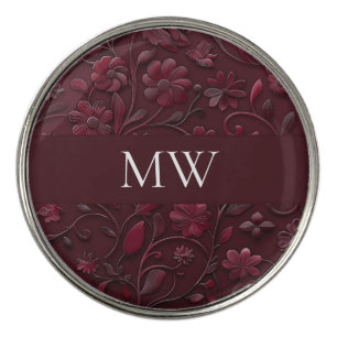 Custom Classic Monogrammed Golf Ball Marker
