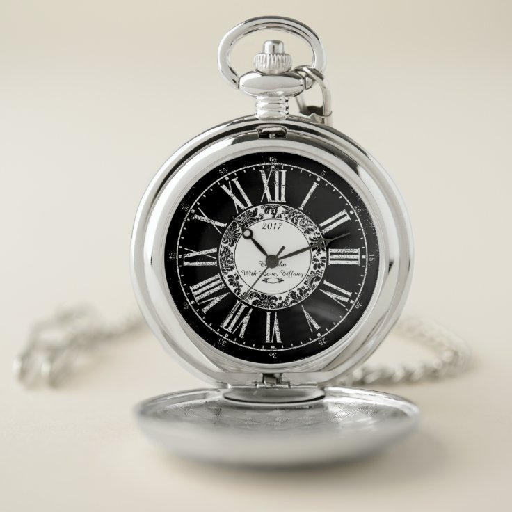 Custom Classic Pocket Watch | Zazzle