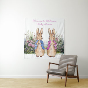 Custom Classic rabbit Baby shower Tapestry