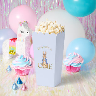 Custom Classic Rabbit in blue jacket Favor Boxes