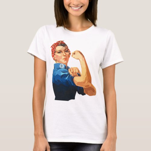 Custom Classic Rosie The Riveter T_Shirt