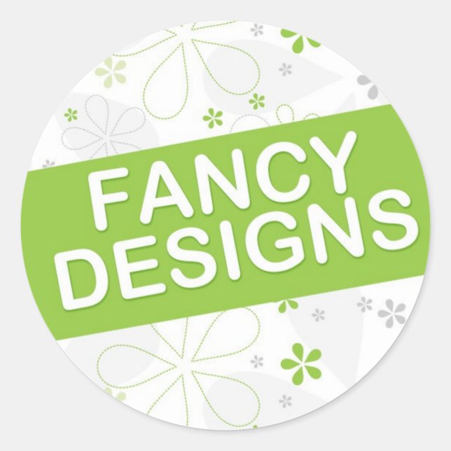 Custom Classic Round Sticker (Front)