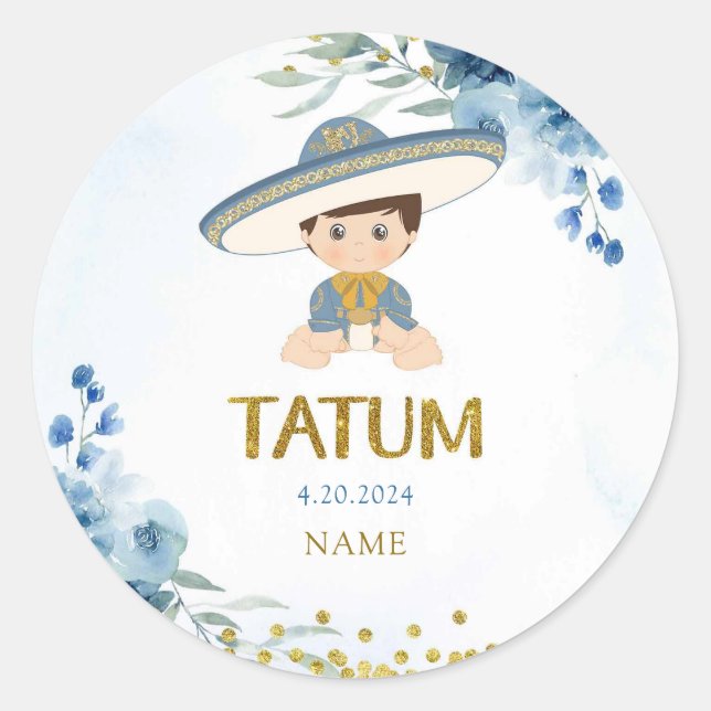 CUSTOM CLASSIC ROUND STICKER (Front)