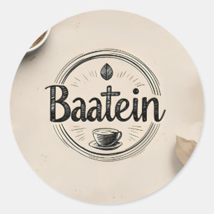 Custom Classic Round Stickers, Format: Sheet of St Sticker