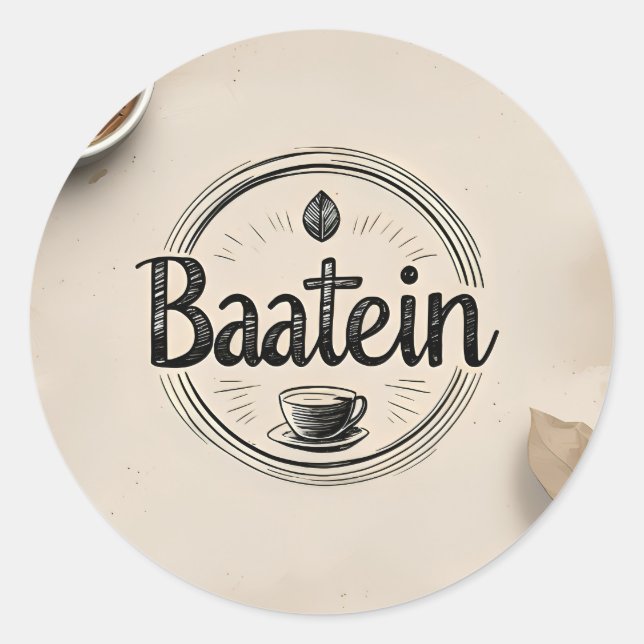 Custom Classic Round Stickers, Format: Sheet of St Sticker (Front)