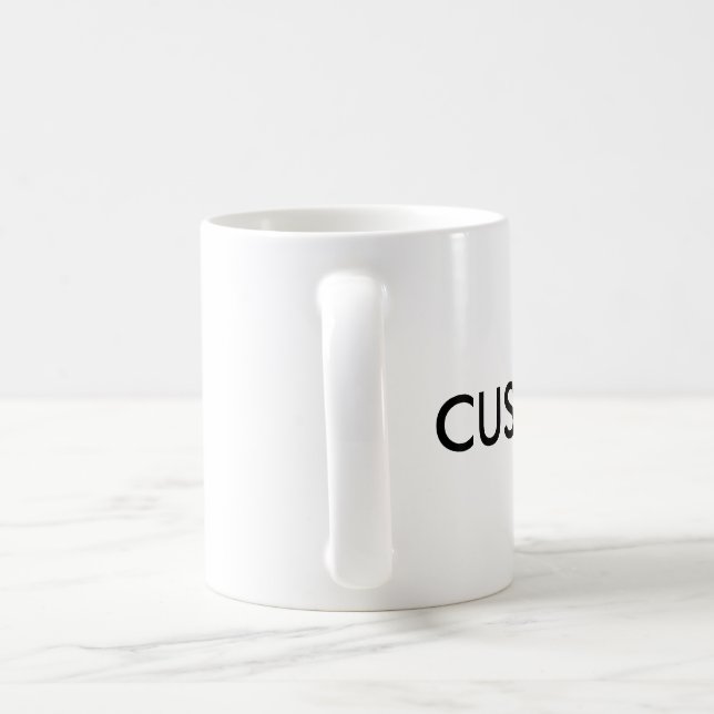 Custom Classic Standard 11oz WHITE Mug | Zazzle