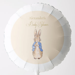 Custom Classic Storybook Rabbit Baby Shower Balloon