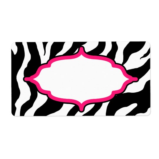 Custom Classic Zebra Labels | Zazzle.com