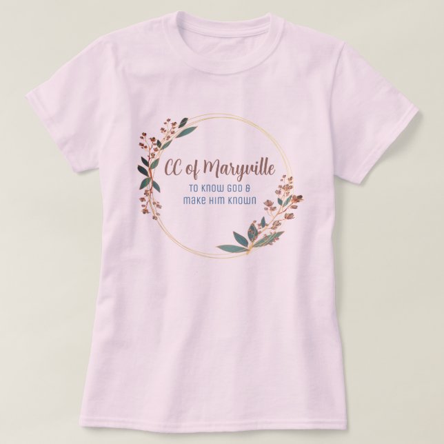 Custom Classical Conversations Community Shirt CC (Design Front)