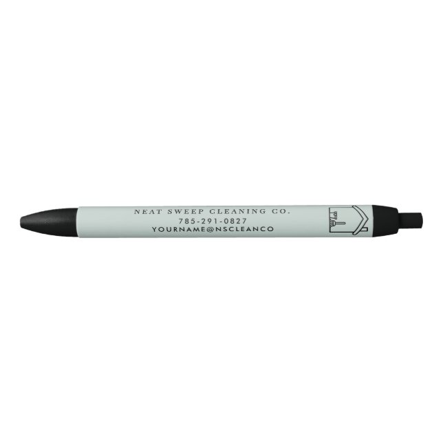 Custom Cleaning Business Logo Personalized Pen (Front)