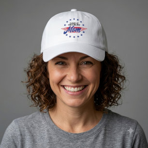 Custom Clear-ly The Coolest Mom Game Day Stars Hat