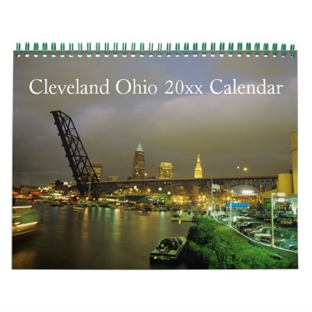 Custom Cleveland Ohio Calendar