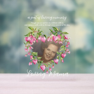 Custom Client Bleeding Hearts Photo Acrylic Sign