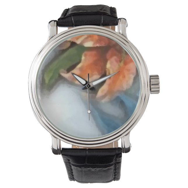 Custom clock flower watch (Front)