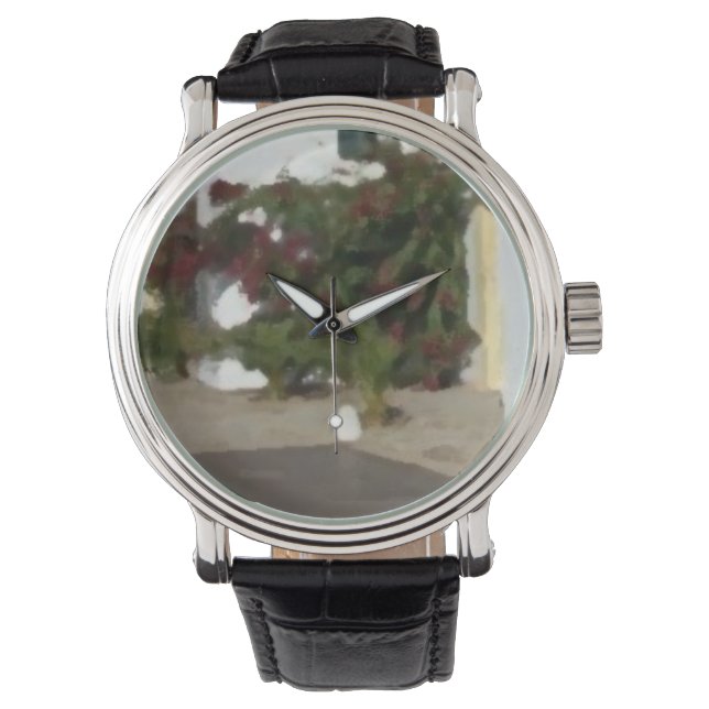 Custom clock flower watch (Front)