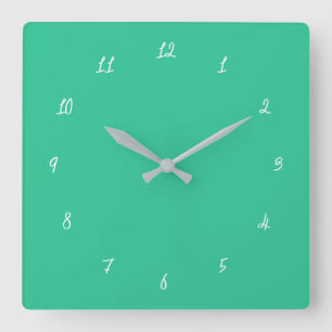 Custom Clock Template Your Numbers Font and Colors