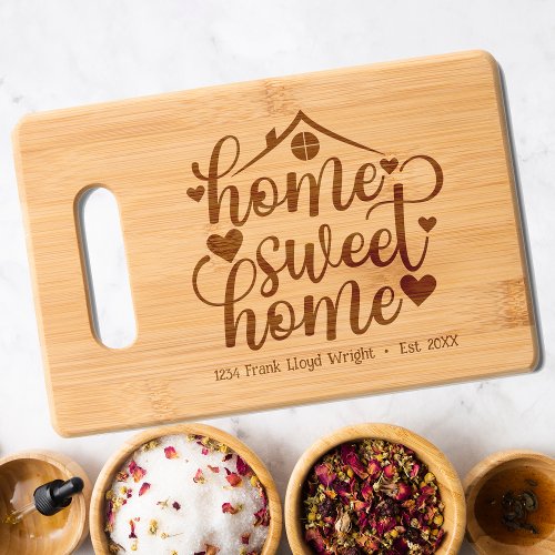 Custom Closing Gift Thank You Gift From Realtor Cutting Board
