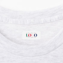 Custom Clothing Business Rectangle Logo Colorful Kids' Labels