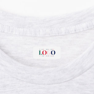 Custom Clothing Business Rectangle Logo Colorful Kids' Labels