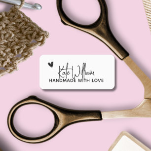 Custom Clothing label for handmade item Rectangle