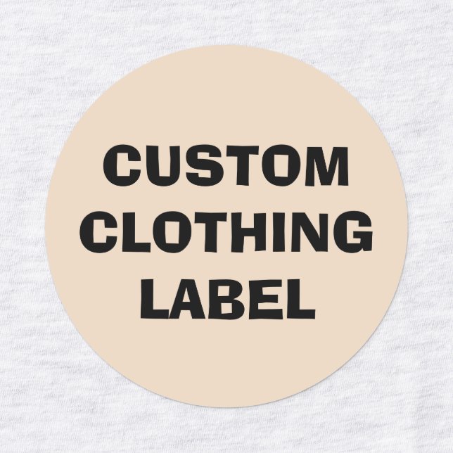 CUSTOM CLOTHING LABEL LABELS  (Design 1)