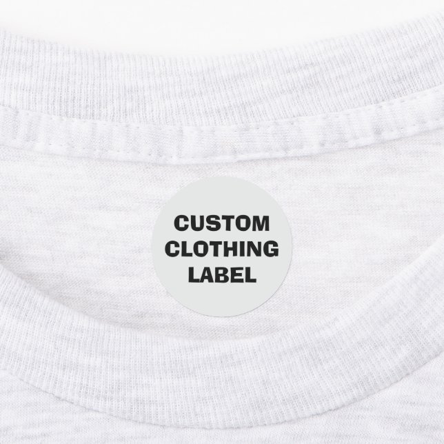 CUSTOM CLOTHING LABEL LABELS  (Affixed)