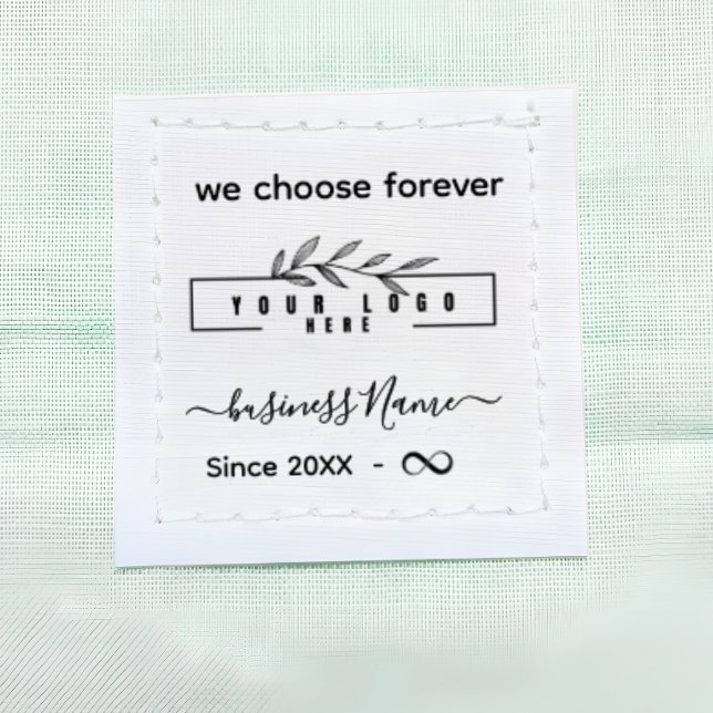 Custom Clothing label Sewing or Crochet with logo Grosgrain Ribbon (Creator Uploaded)