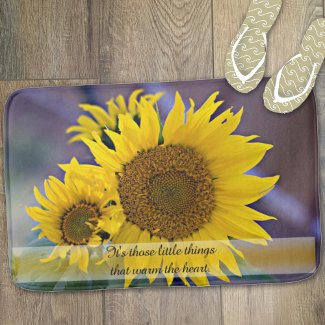Custom Clustered Sunflowers Close-Up Photograph 