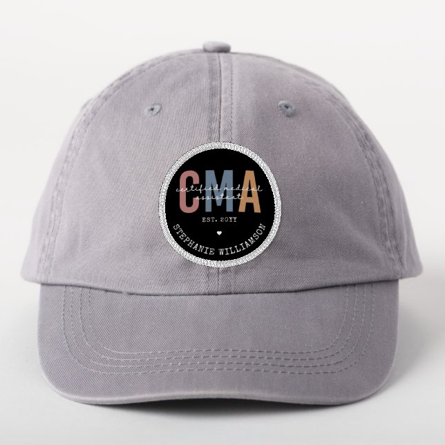 Custom CMA Certified Medical Assistant Patch (On Headwear)
