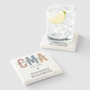 Custom CMA Certified Medical Assistant Stone Coaster