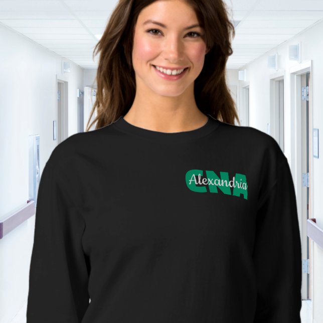 Custom CNA Credentials with Name Sweatshirt (Creator Uploaded)