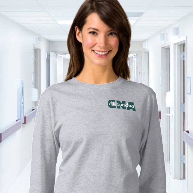 Custom CNA Credentials with Name T-Shirt (Creator Uploaded)