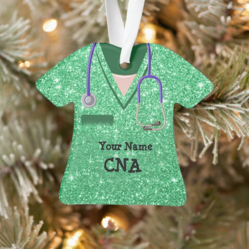 Custom CNA nursing school doctor physician health  Ornament