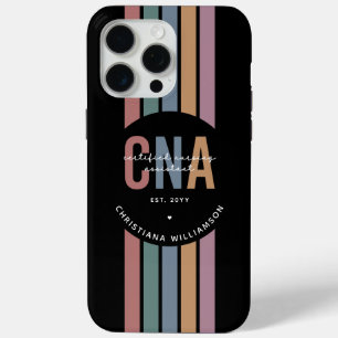 Custom CNA Retro Certified Nursing Assistant Gifts iPhone 15 Pro Max Case