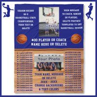 Custom COACH and Basketball SENIOR Night Gifts, 