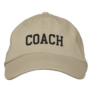 Custom Coach Gift Embroidered Baseball Cap