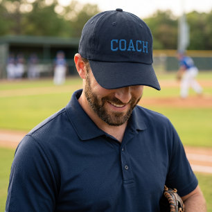 Custom Coach Gift Embroidered Baseball Cap