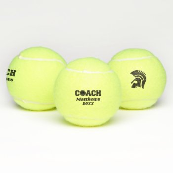 Custom Coach Team Tennis Ball Thank You Gift by Team_Lawrence at Zazzle