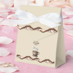 Custom Coastal Cafe Branding  Favor Boxes