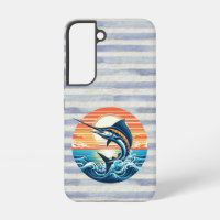 Custom Coastal/nautical/beach marlin sunset