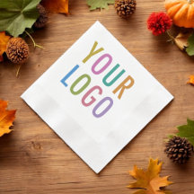 Custom Cocktail Napkins with Logo Bulk Printed