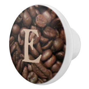 Custom Coffee Beans - cabinet knob