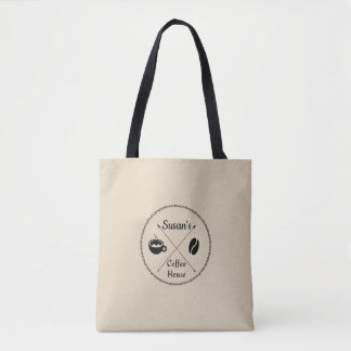 Custom Coffee House Tote Bag