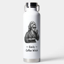 Custom Coffee Lover Gift Friend Coworker Mom Witch