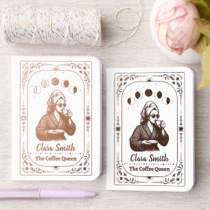 Custom Coffee Lover Tarot Zodiac Birthday Friend Foil Vow Books