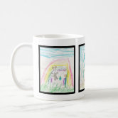 Personalised Travel Mug Childrens Drawing Gift, Kids Artwork Tumbler  Birthday Gift For Grandad, Actual Handwriting Birthday Gift for Dad