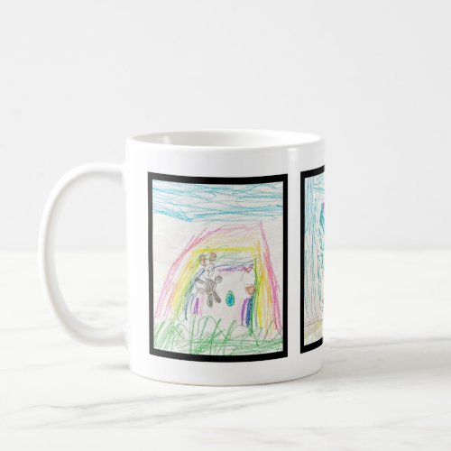 Custom Coffee Mug With Your Childs Art 3 Images