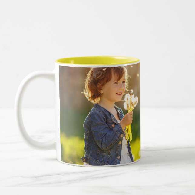 Custom Coffee Mugs Personalized With Your Photo (Left)